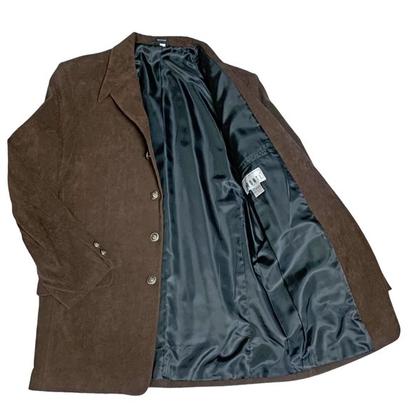 Pronti Collection by Phita‎ Chocolate Microsuede Blazer - Picture 9 of 10